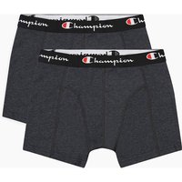 CHAMPION Herren Unterhose 2 pk Boxer, Größe S in Grau