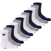 CHAMPION Champion Kinder Socken, 12er Pack - Crew Socken, einfarbig, Größe 27-30 in Blau