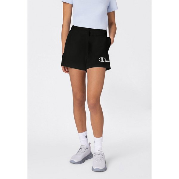 Champion Shorts BASICS Shorts Large Logo mit Kordelverschluss, aus Baumwolle und Elasthan