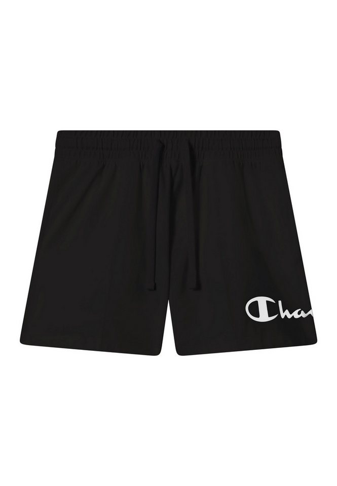 Champion Shorts BASICS Shorts Large Logo mit Kordelverschluss, aus Baumwolle und Elasthan – Bild 5 von 5