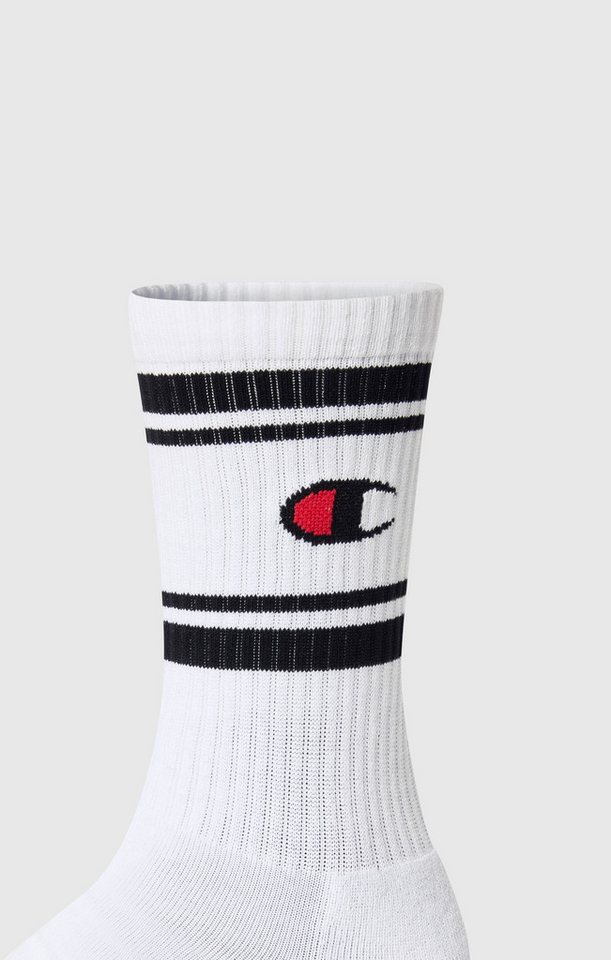 Champion Socken (Packung, 3-Paar) unifarben oder geringelt, Packung mit 3 Paar, elastisches Material – Bild 3 von 3