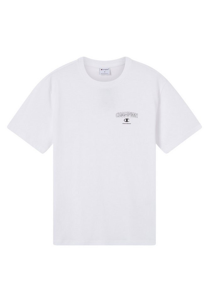 Champion T-Shirt Graphic Tee Kurzarm, mit Rundhalsausschnitt, aus Baumwolle, gerader Abschluss – Bild 3 von 3