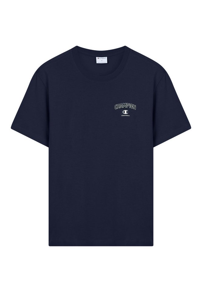 Champion T-Shirt Graphic Tee Kurzarm, mit Rundhalsausschnitt, aus Baumwolle, gerader Abschluss – Bild 2 von 2