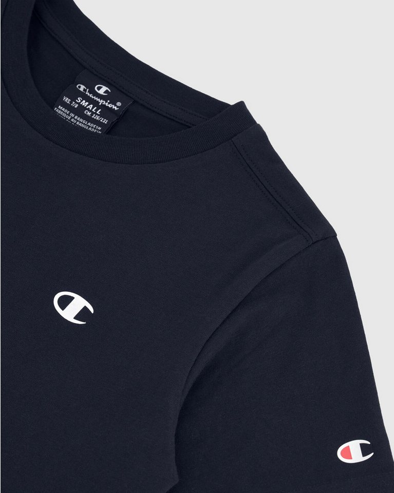 Champion T-Shirt (Packung, 2-tlg) 2er-Pack, Kurzarm, mit Rundhalsausschnitt, aus Baumwolle – Bild 5 von 5