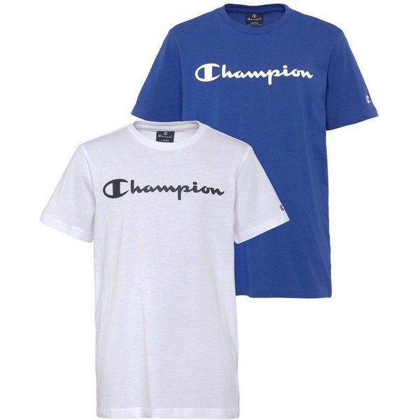 Champion T-Shirt (Packung, 2-tlg) mit 2-Stk.-Packung, Kurzarm