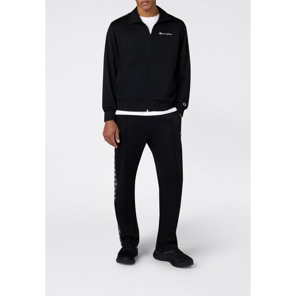 Champion Trainingsanzug Interlock Tracksuit (2-tlg), mit Stehkragen, zweiteiliges Set, aus New Poly Interlock, gerader Saum