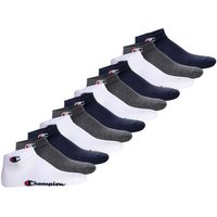 CHAMPION Champion Unisex Socken, 12er Pack - Quarter Socken, Basic, Logo, Größe EU 35-38 in Blau