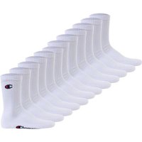 CHAMPION Champion Unisex Socken, 12 Paar - Crew Socken Basic, Größe EU 35-38 in Weiß