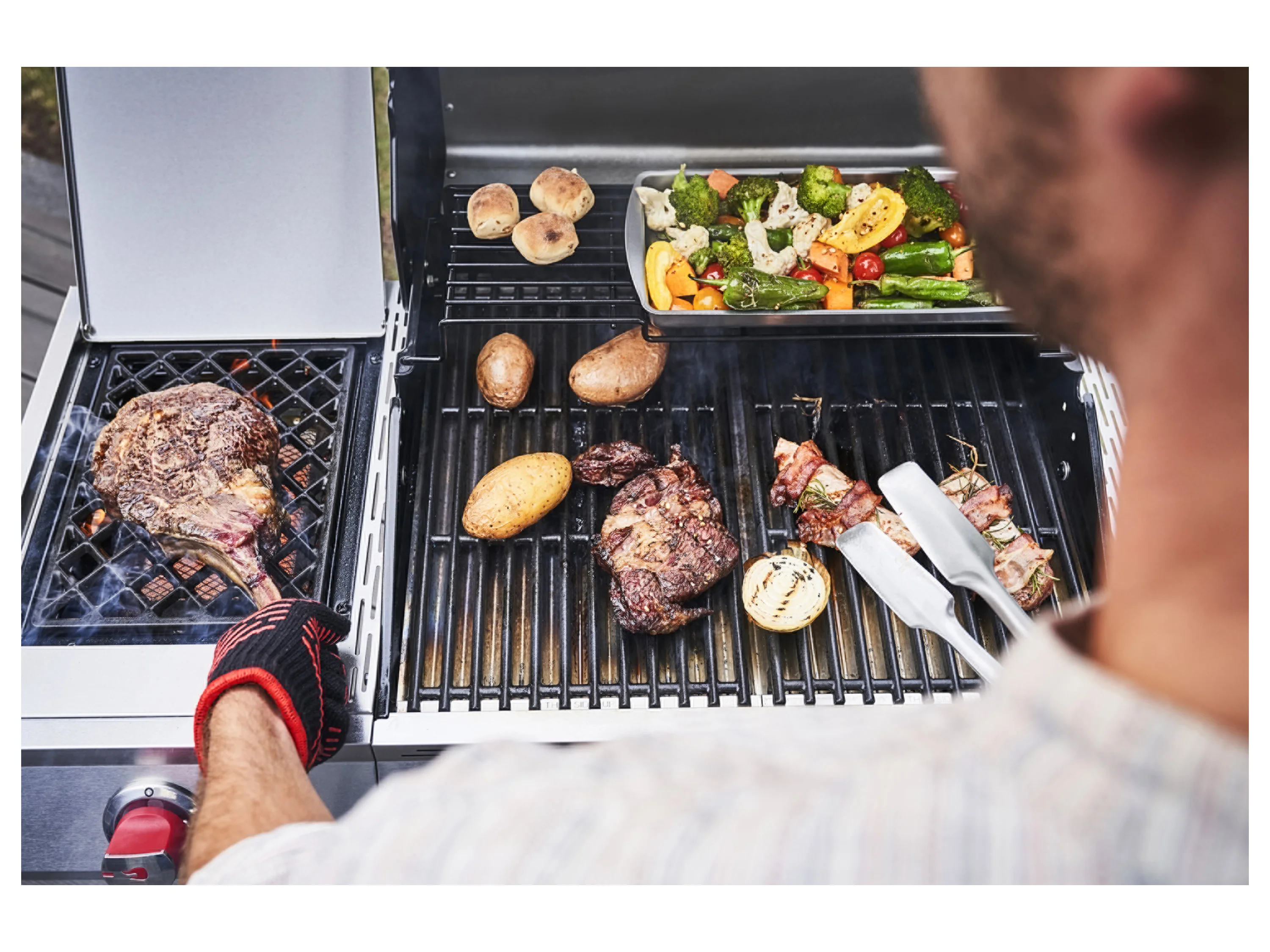 CHAR BROIL Gasgrill »Advantage PRO S 3«, mit 900°C Sear-Brenner & TRU-Infrared™ Technology – Bild 3 von 4