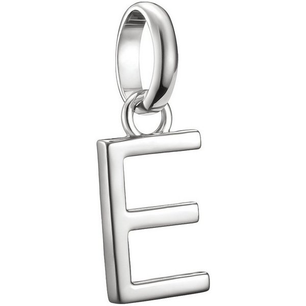 THOMAS SABO Charm-Einhänger Thomas Sabo Charm-Anhänger Buchstabe E Connect Silber