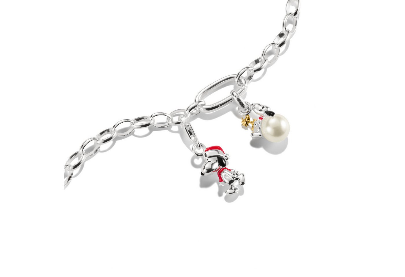 THOMAS SABO Charm-Einhänger THOMAS SABO x Peanuts Snoopy Santa Edition Charm - Original – Bild 2 von 3