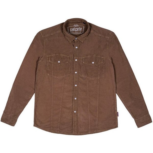 Checker Langarmhemd Dynasty Cord bluse longsleeve langarm