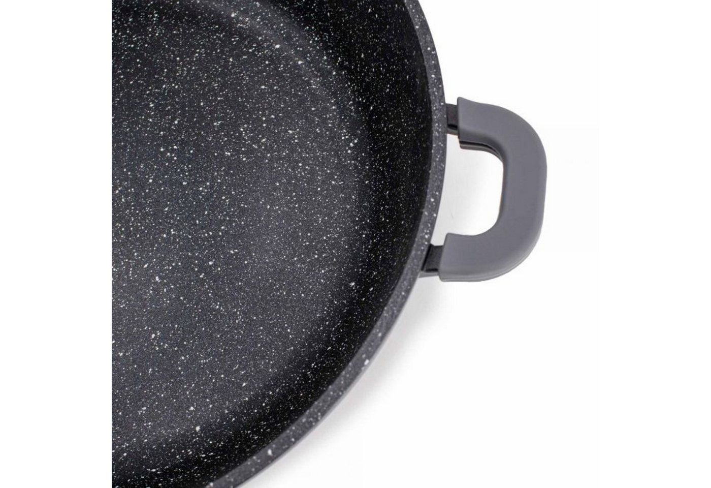 Cheffinger Kochtopf XXL mit Deckel ø44 cm mit Marmorbeschichtung ca. 23 L - Schwarz, (1-tlg) – Bild 2 von 5