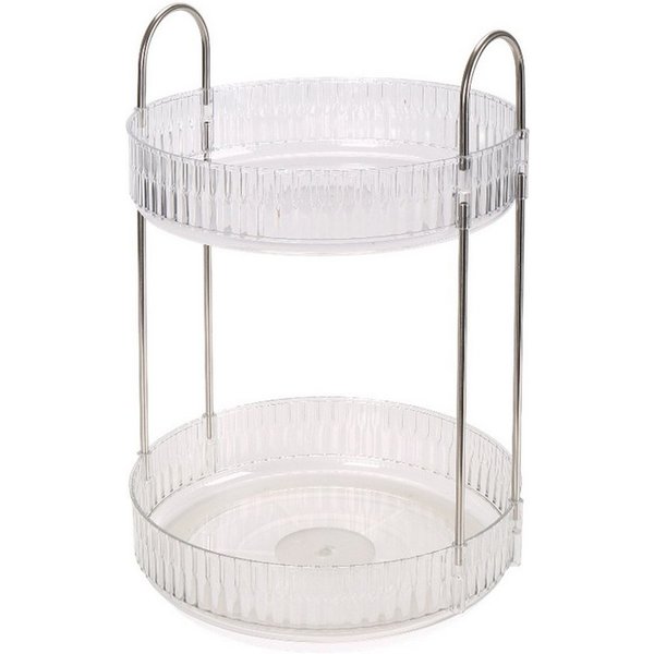 Cheffinger Make-Up Organizer Drehbarer Kosmetik-Organizer - Schminktisch Organizer, 1-tlg., für Make-up & Pflege, 360°-drehbar
