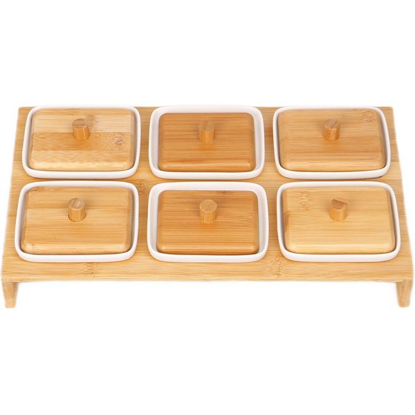 Cheffinger Snackschale 6-teiliges Set mit Deckel – Stilvoll & Praktisch, (6-tlg)