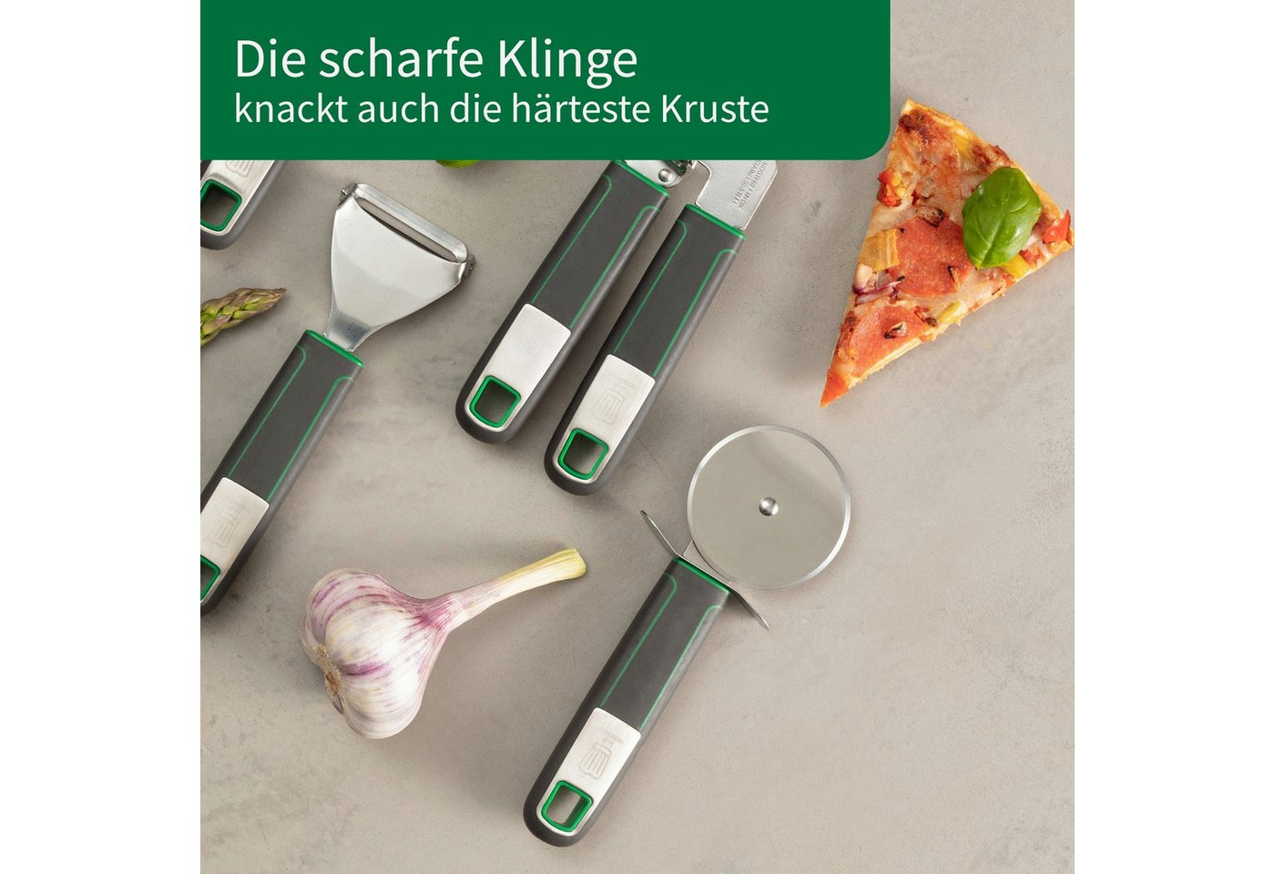 Chefkoch trifft Fackelmann Pizzaschneider Pizzaschneider Premium – Perfekt für Pizza, Flammkuchen & Co. – Bild 5 von 5