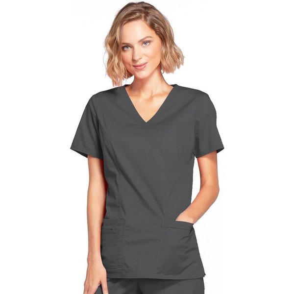 Cherokee Funktionsbluse Core Stretch Damenkasack mit Wickeloptik