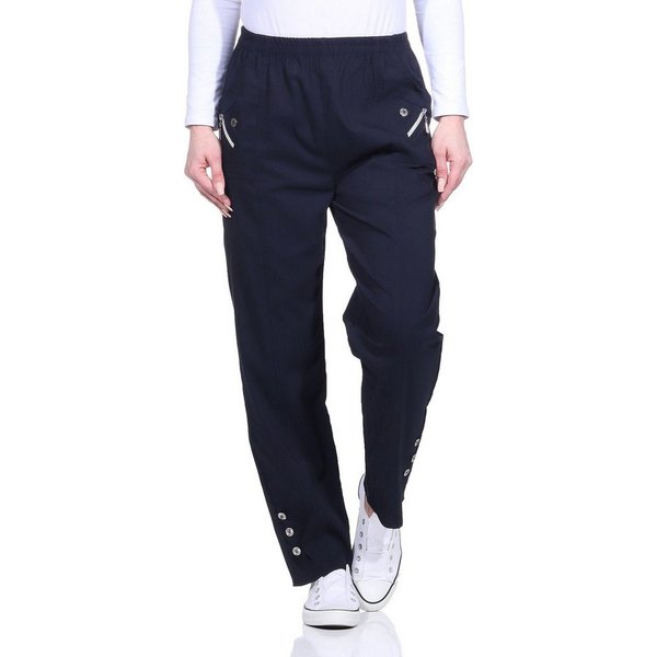 Cherry Berry Schlupfhose Damen Freizeithose leichte Stretchhose mit elastischem Bund