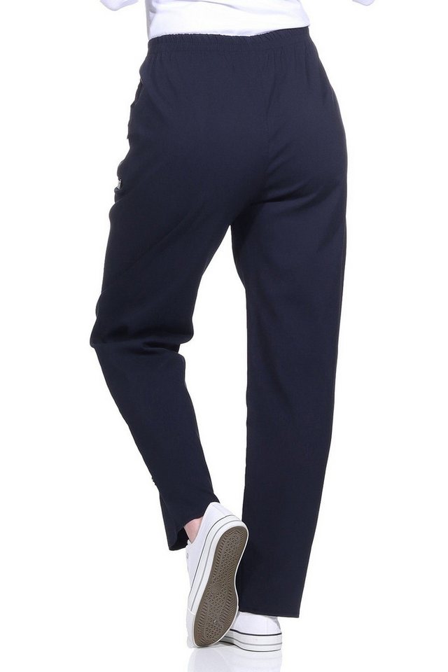 Cherry Berry Schlupfhose Damen Freizeithose leichte Stretchhose mit elastischem Bund – Bild 3 von 3