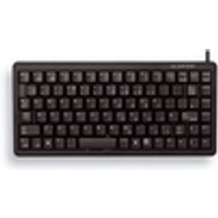 CHERRY G84-4100 Kompakte Kabelgebundene Tastatur, USB/PS2 Schwarz (QWERTZ - DE)