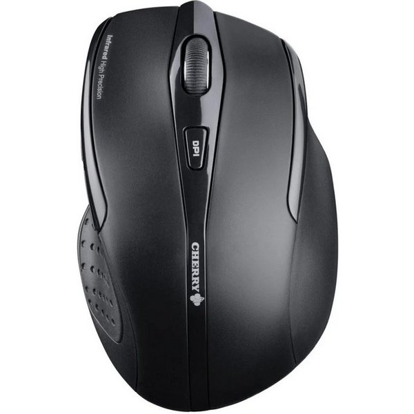 Cherry MW 3000 Kabellose, 6 Tasten, Optischer Sensor, 2,4 GHz, Rechtshänder ergonomische Maus