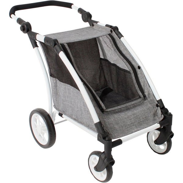CHIC2000 Puppen-Zwillingsbuggy Puppen-Trailer Roadster, für zwei Puppen