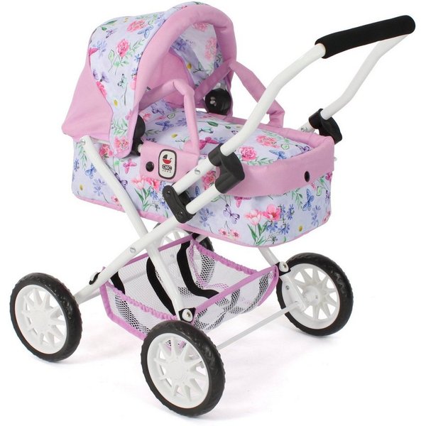 CHIC2000 Puppenwagen Smarty, Mini-Kuschelwagen, mit herausnehmbarer Tragetasche