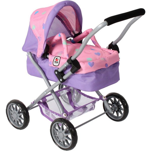 CHIC2000 Puppenwagen Smarty, Mini-Kuschelwagen, mit herausnehmbarer Tragetasche