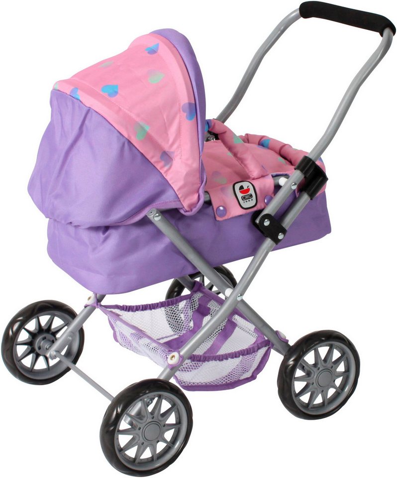 CHIC2000 Puppenwagen Smarty, Mini-Kuschelwagen, mit herausnehmbarer Tragetasche – Bild 3 von 3