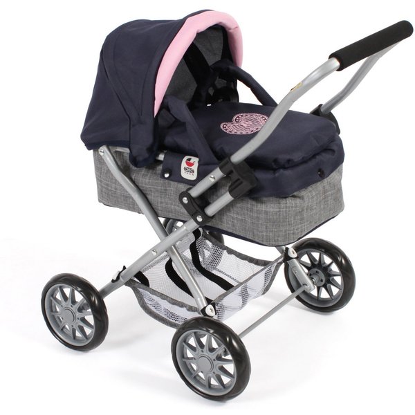 CHIC2000 Puppenwagen Smarty, Mini-Kuschelwagen, mit herausnehmbarer Tragetasche
