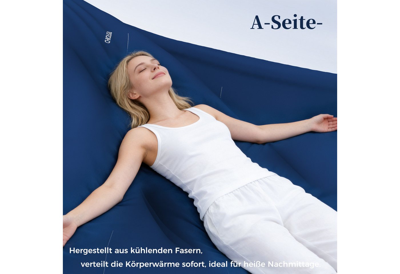 CHICASA Microfaserbettdecke Leichte Sommerbettdecke aus Microfaser atmungsaktiv komfortabel – Bild 4 von 5
