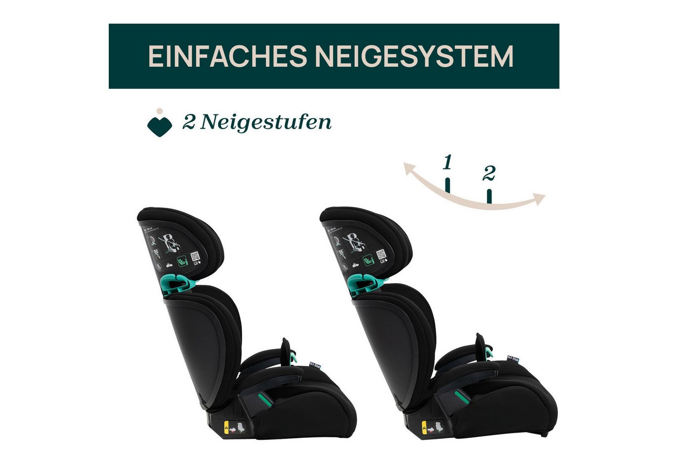 Chicco Autokindersitz Quziy Lite I-Size, ab: 3 Jahren, bis: 12 Jahren, ab: 100 cm, bis: 150 cm – Bild 3 von 5