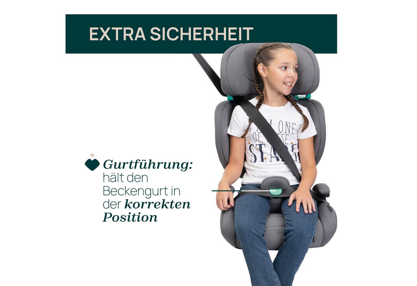Chicco Autokindersitz Quziy Lite I-Size, ab: 3 Jahren, bis: 12 Jahren, ab: 100 cm, bis: 150 cm – Bild 5 von 5
