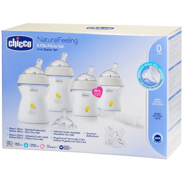 Chicco Babyflasche Erster Starter-Set Naturalfeeling