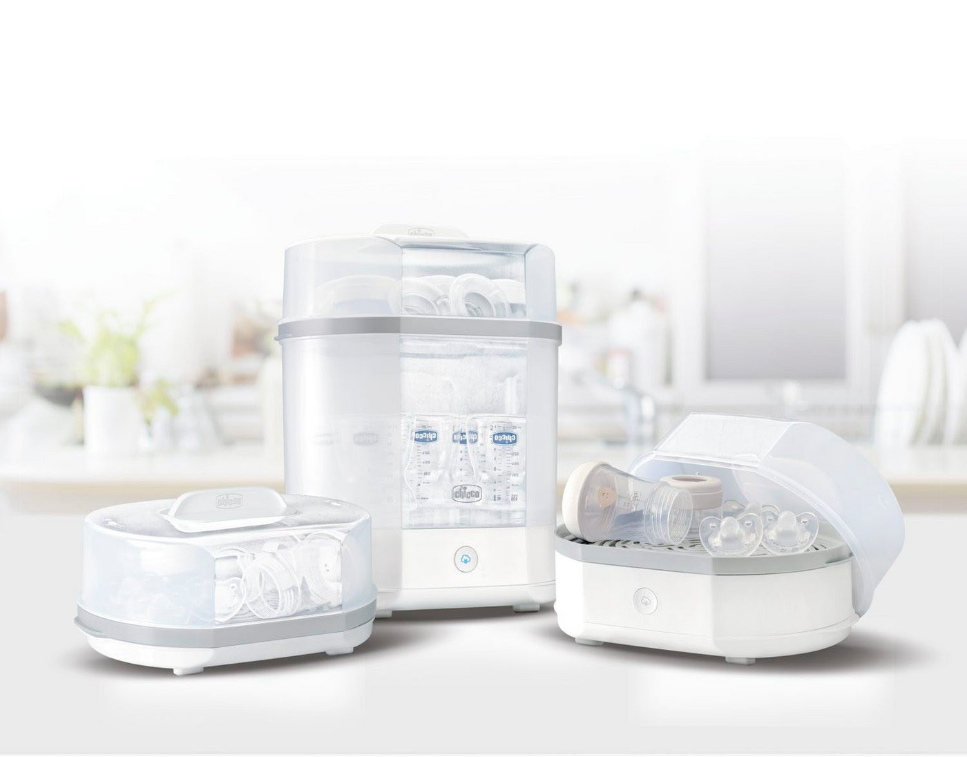 Chicco Dampfsterilisator Modularer Sterilisator 3in1 – Bild 2 von 5