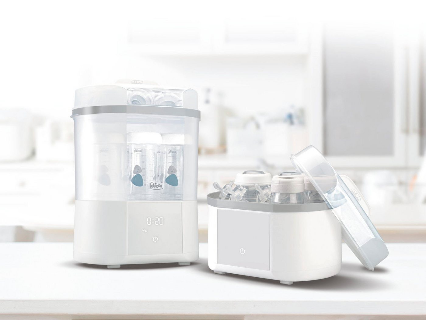Chicco Dampfsterilisator Modularer Sterlisator mit Trocknungsfunkion, mit Trocknungsfunktion – Bild 4 von 5
