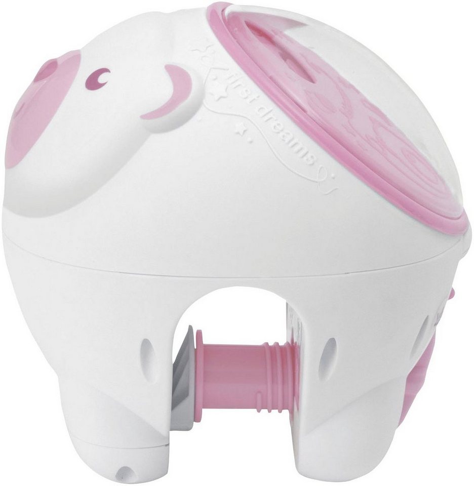 Chicco Nachtlicht Projektor Eisbär, rosa, Deckenprojektion, Einschlafhilfe, Farbwechsel, Melodien, Nachtlichtfunktion, ohne Leuchtmittel, Farbwechsler, mit Proj – Bild 2 von 5