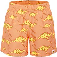 CHIEMSEE Badehose im angesagtem Alloverprint, Größe 170/176 in Orange