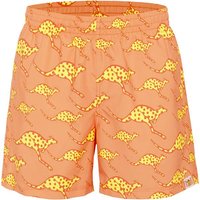 CHIEMSEE Badehose im angesagten Alloverprint, Größe L in Orange