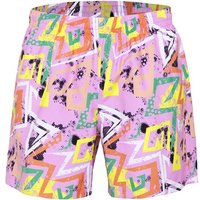 CHIEMSEE Badehose im Retro-Alloverprint, Größe XL in Lila