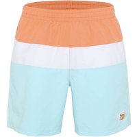 CHIEMSEE Badehose mit Blockstreifen, Größe XL in Orange