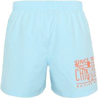 CHIEMSEE Badehose mit Front- und Rückenprint, Größe 2XL in Blau