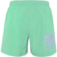 CHIEMSEE Badehose mit Front- und Rückenprint, Größe 2XL in Grün