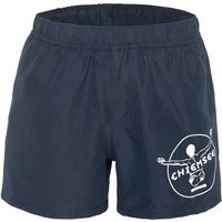 CHIEMSEE Badehose mit großem Jumper-Print, Größe 134/140 in Blau
