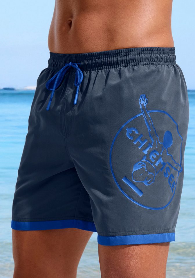 Chiemsee Badeshorts mit Logodruck – Bild 3 von 5