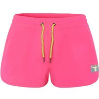 CHIEMSEE Badeshorts mit Print am Bein, Größe XL in Pink