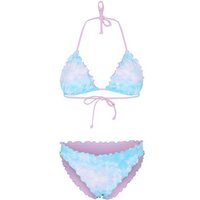 CHIEMSEE Bikini-Set mit Wellenkante, Größe 38 A/B in Blau
