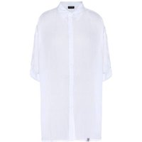 CHIEMSEE Bluse mit hochkrempelbaren Ärmeln, Größe L in Weiß