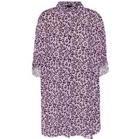 CHIEMSEE Bluse mit hochkrempelbaren Ärmeln, Größe M in Lila