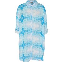 CHIEMSEE Bluse mit hochkrempelbaren Ärmeln, Größe S in Blau